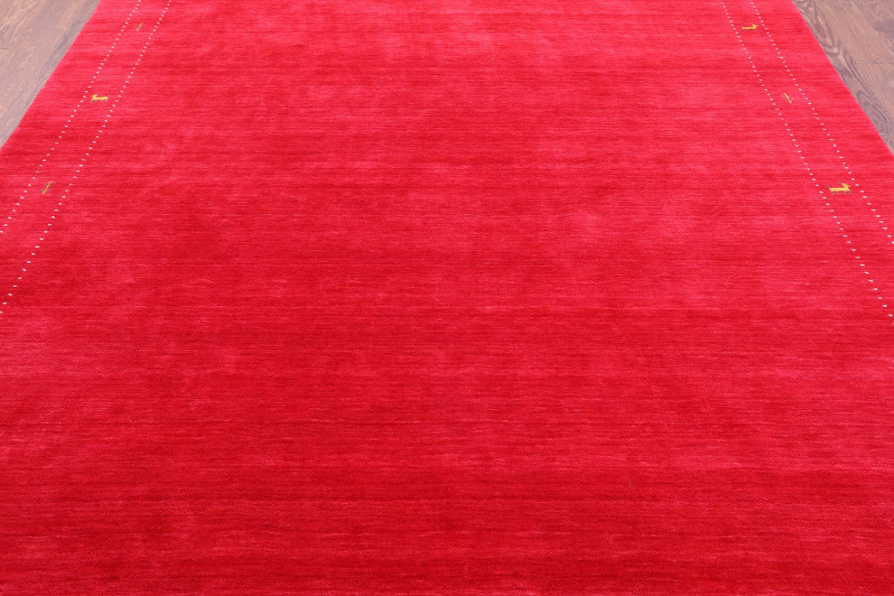 Persian Gabbeh Hand Knotted Wool Rug 8' 0" X 10' 0" - Q15024