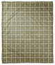 Green Multi Plaid 50x60 Coral Fleece Blanket