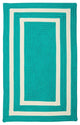 Colonial Mills La Playa PY51 Aqua Indoor/Outdoor Area Rug, Square 12'x12'