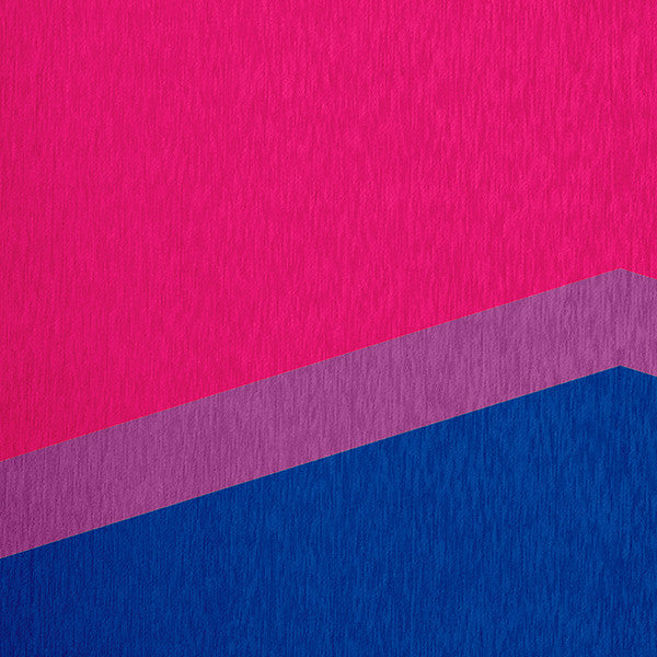 Bisexual Chevron Chenille Rug, Bisexual Chevron, 5'x7'