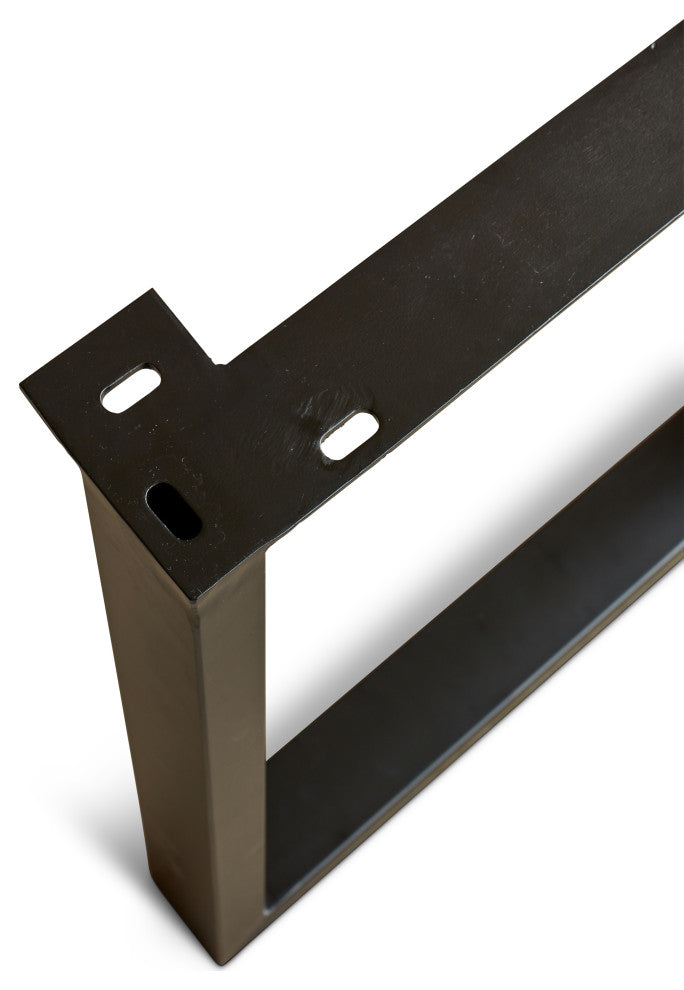 Brooks U Base Black Dining Table Base, Set Of 2