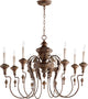 Salento 8-Light Chandelier, Vintage Copper
