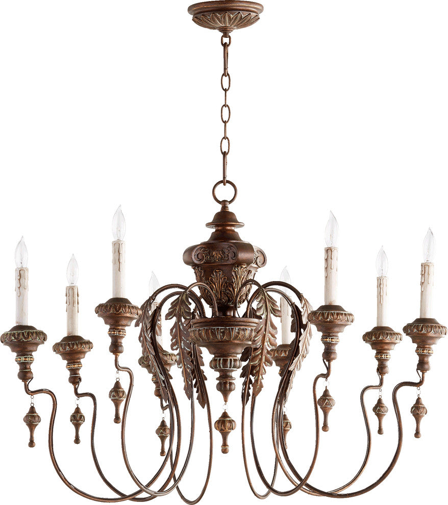 Salento 8-Light Chandelier, Vintage Copper