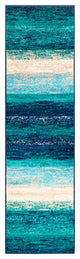 Surya Paramount PAR-1109 8'10"x12'10" Rug, Teal/Aqua/Dark Blue/Light Gray/Cream