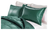 PUFF Water Resistant Nylon Sham 2-PK, Peacock, King
