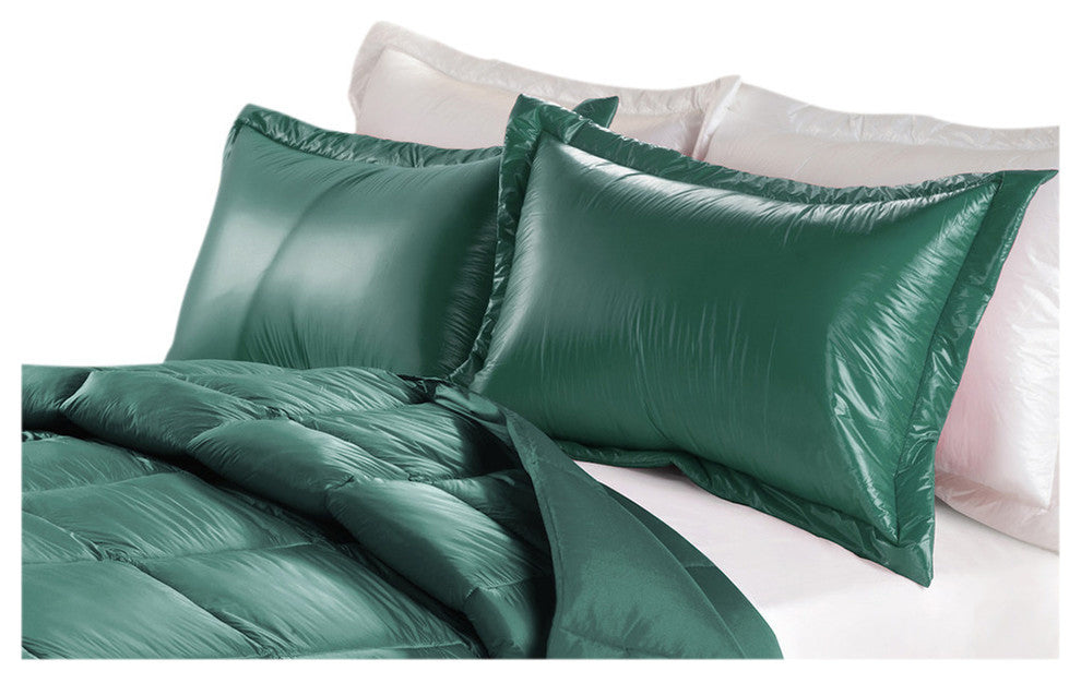 PUFF Water Resistant Nylon Sham 2-PK, Peacock, King