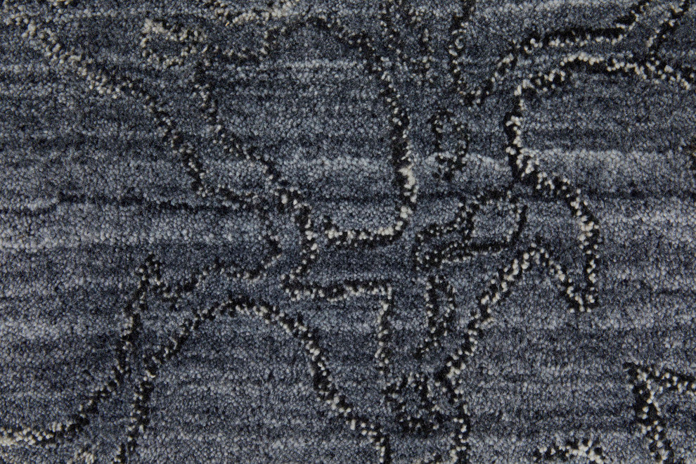 Archor R8892 Modern/Industrial/Casual Rug, Navy, 4'x6'
