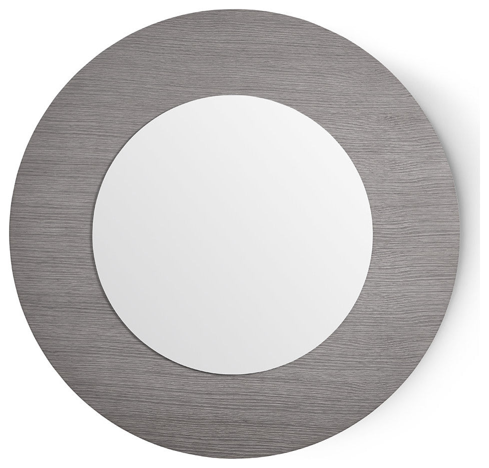 Mirror, All Gray Oak Veneer