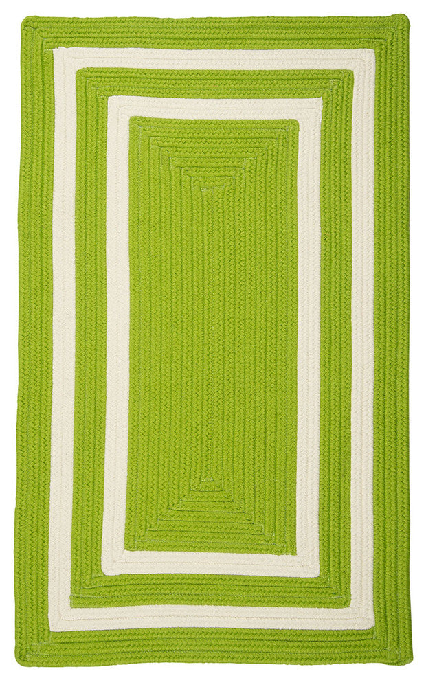 Colonial Mills La Playa PY61 Lime Indoor/Outdoor Area Rug, Square 12'x12'
