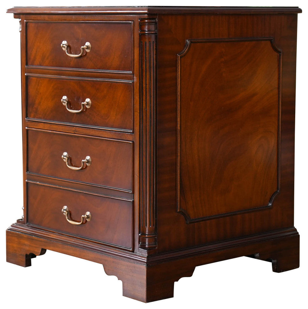 Mahogany 2-Drawer File Cabinet