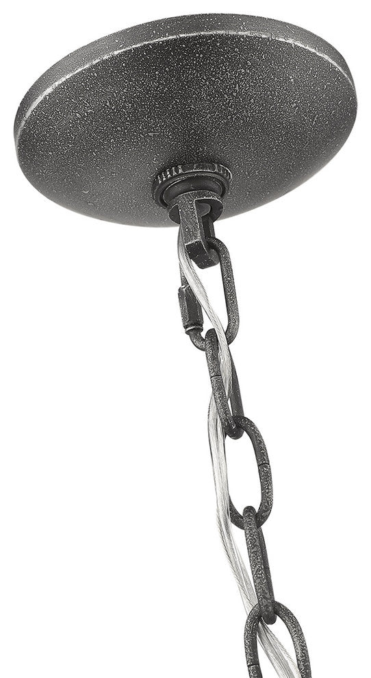 Grayson 9-Light Antique Gray Chandelier