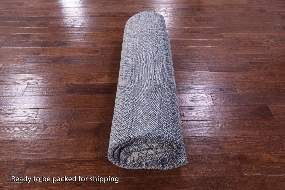 Savannah Grass Handmade Wool Rug 9' 0" X 12' 4" - Q13228