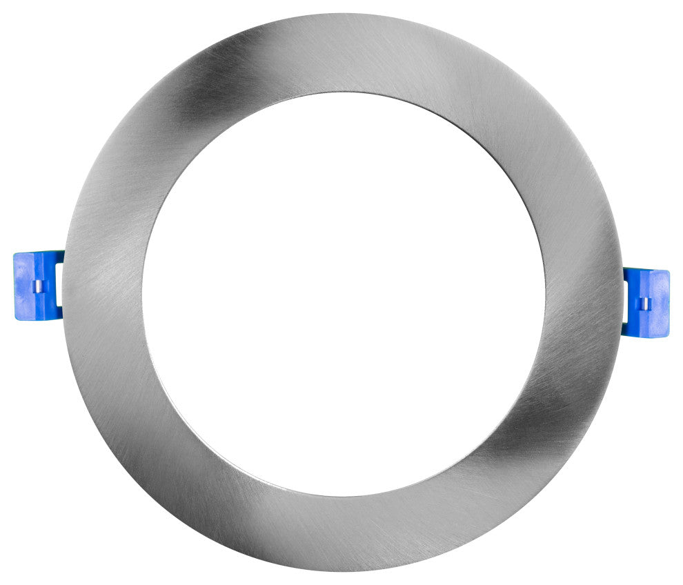 DLE6 Series 6" Round Downlight, Nickel, 5000k