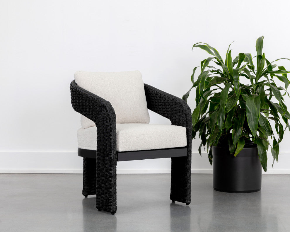 Pylos Dining Armchair, Black, Louis Cream