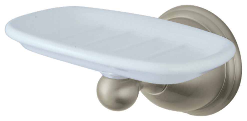 Kingston Brass Wall-Mount Soap Dish Holder, Brushed Nickel