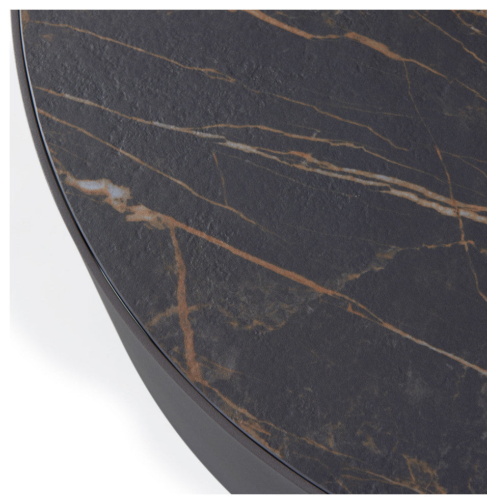 Round Ceramic Outdoor Coffee Table | Andrew Martin Bali