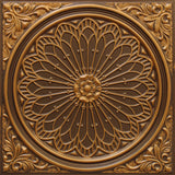 Antique Gold 3D Ceiling Panels, 2'x2', 200 Sq Ft, Pack of 50