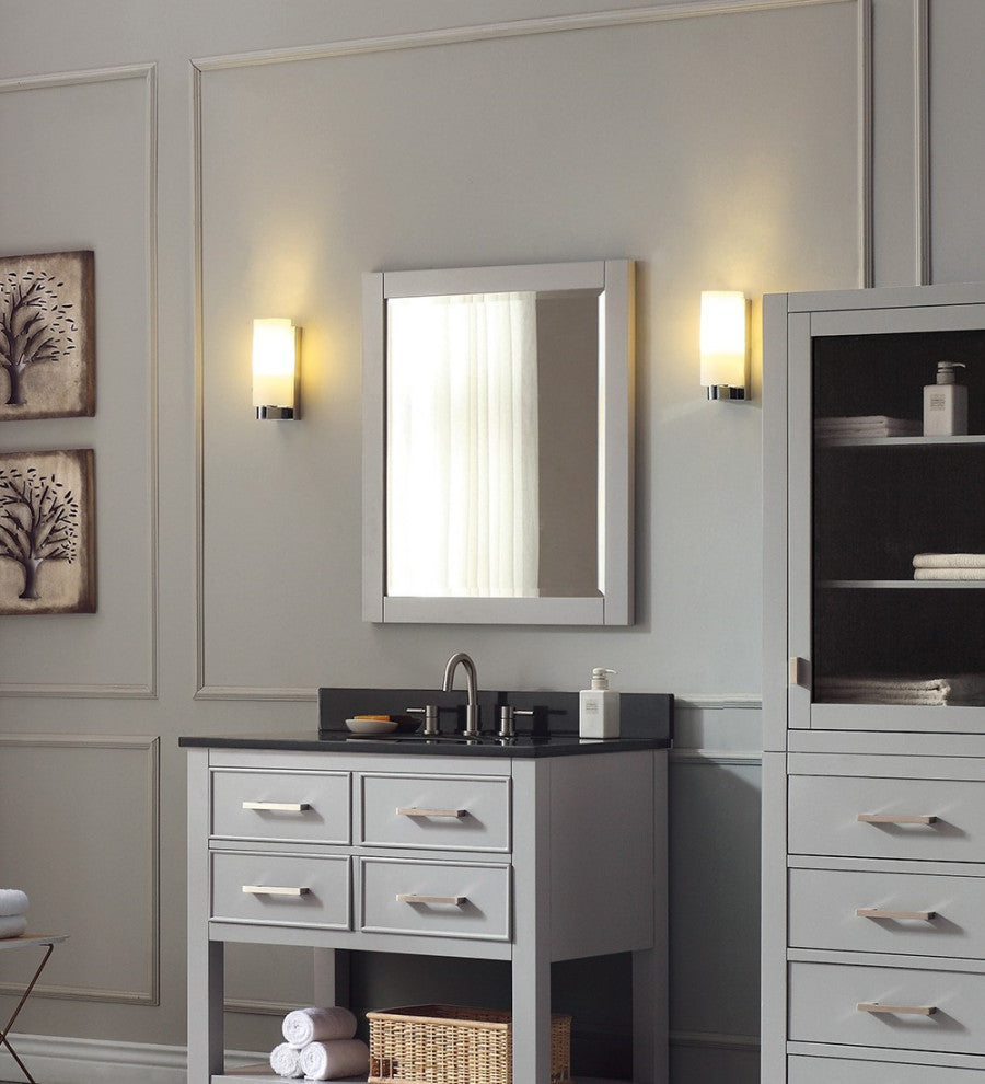 Avanity 24" Mirror, Chilled Gray