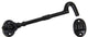 Antique Cabin Hooks, Black, 6"