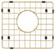 Sink Protector Matte Gold 304 Stainless Steel, Sink Bottom Grid, 11.5x10.5