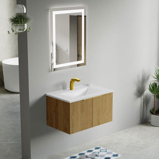 Pershing 30" Single Vanity Set, Oak Natural, Ceramic Basin