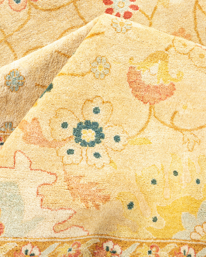Catherine, One-of-a-Kind Hand-Knotted Area Rug Ivory, 8'3"x10'4"