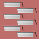 Cornice White Urethane Barrington Ornate Design 6 Pieces Totaling 564" Length