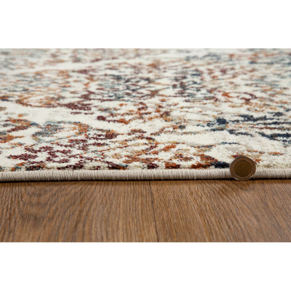 Heritage Ivory Timeless Distressed Moroccan Area Rug, 2'2 X 7'11 Runner