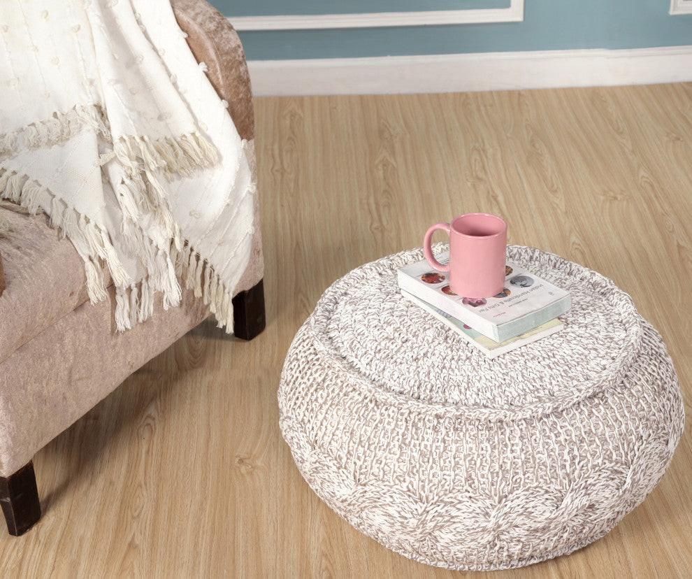 Natural Jute Pouf