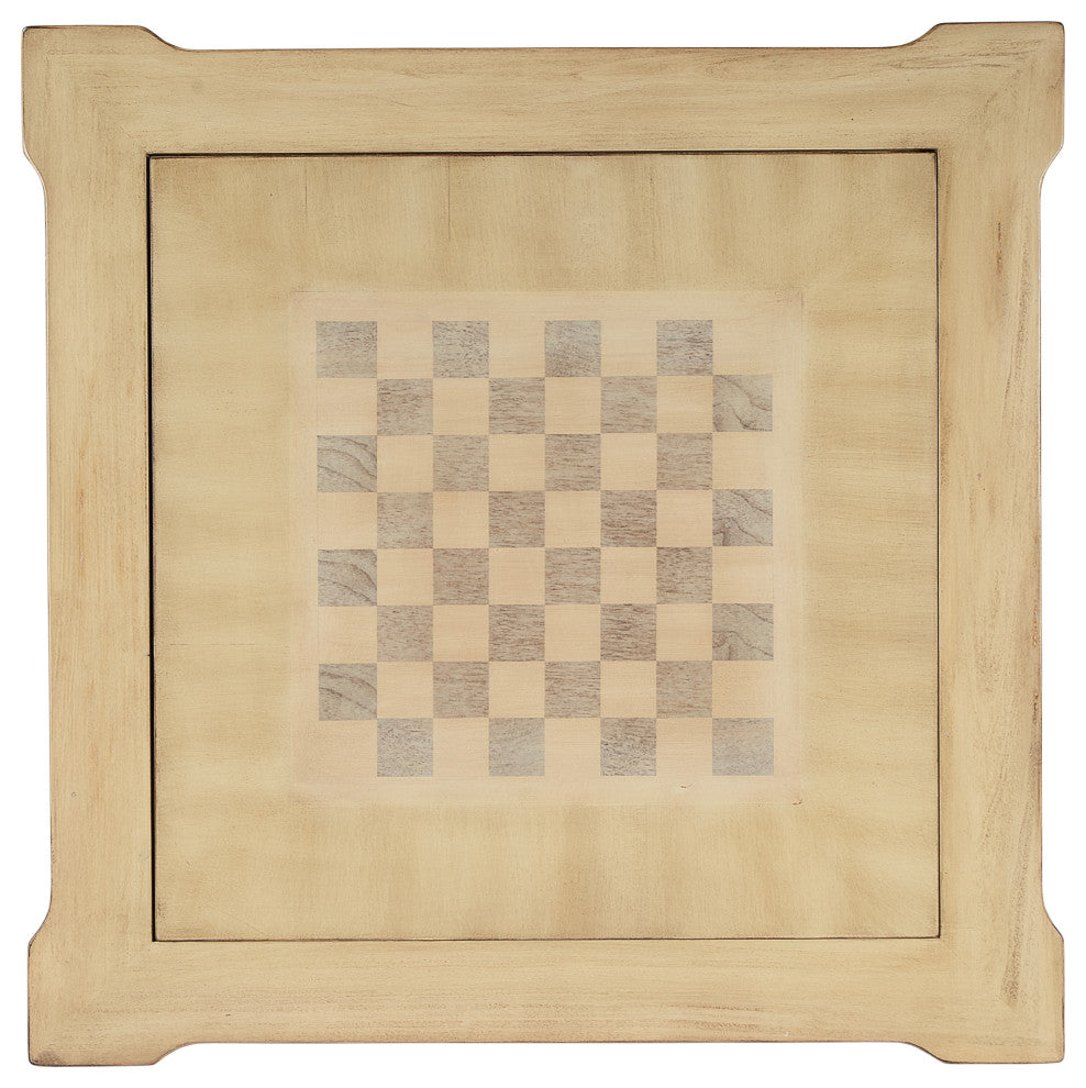 Vincent Antique Beige Multi-Game Card Table