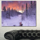 Finnish Lapland Trees in Winter, Landscape Canvas Art Print, 40"x30"