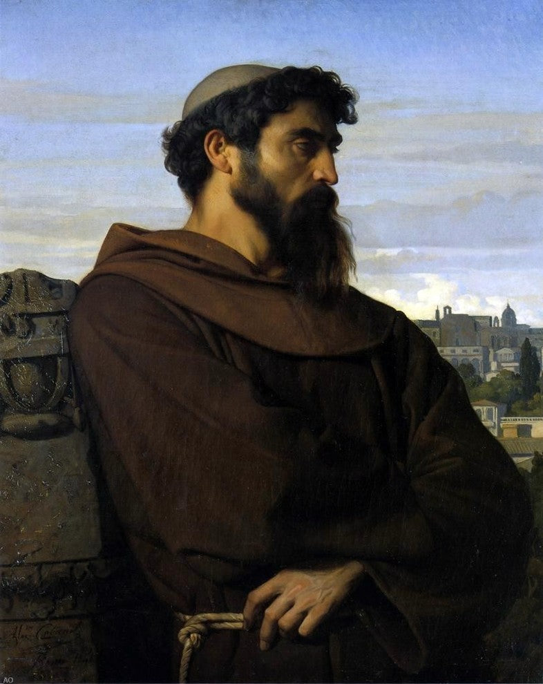 Alexandre Cabanel The Roman Monk, 20"x25" Wall Decal Print