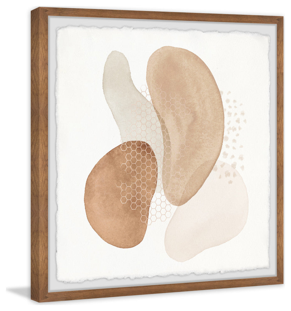 "Invisible Submission" Framed Painting Print, 24x24