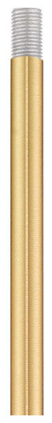 Livex Lighting Satin Brass 12" Length Rod Extension Stem