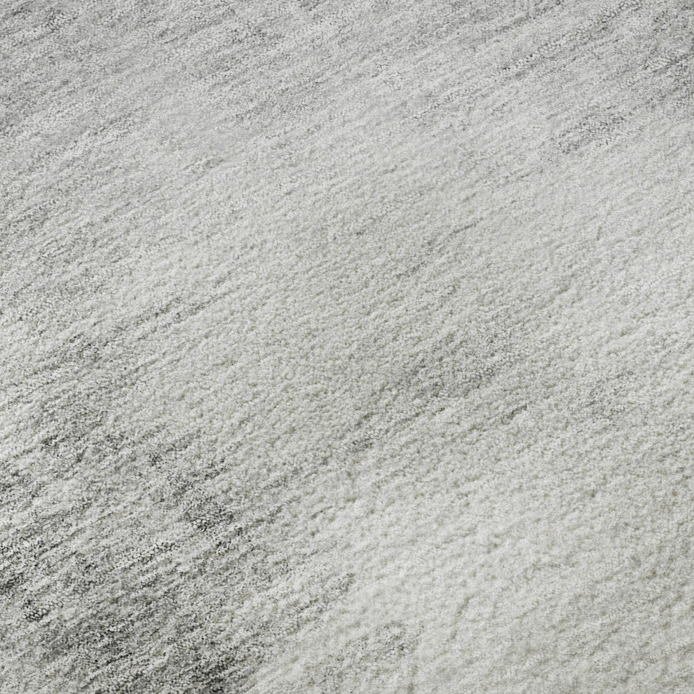 Premium Machine Washable Mayfield AMF710 Silver 3' x 5' Rug