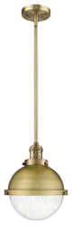 Innovations 201S-BB-HFS-84-BB-LED Hampden 1 Light Mini Pendant, Brushed Brass