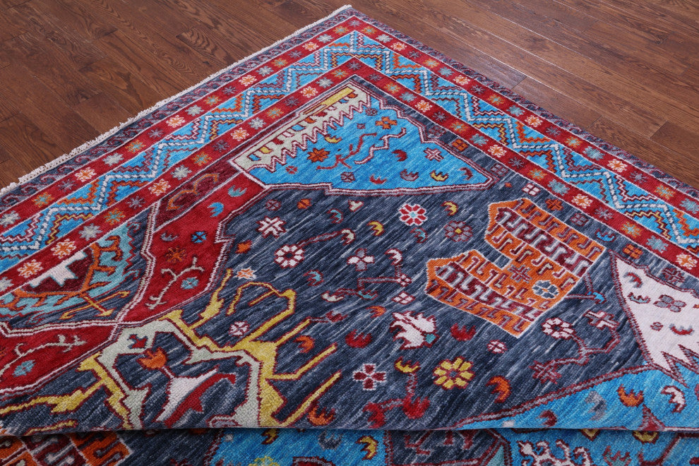 10' 2" X 13' 10" Turkish Oushak Handmade Wool Rug - Q13279