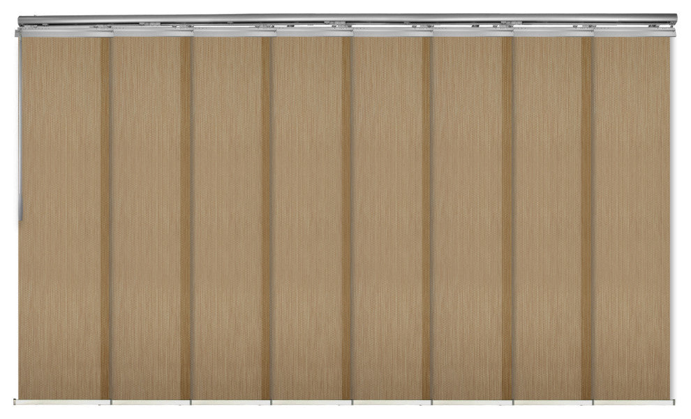 Anders 8-Panel Track Extendable Vertical Blinds 130-175"W