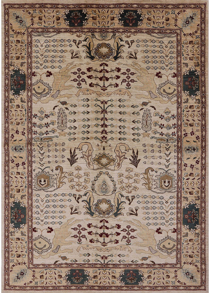 Ahgly Company Indoor Rectangle Mid-Century Modern Area Rugs, 2' x 5'
