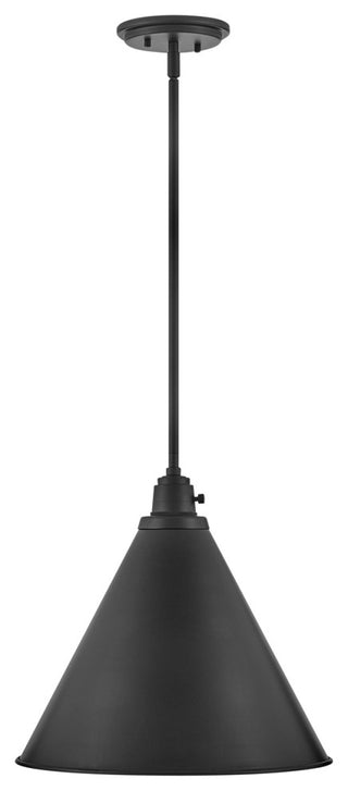 Hinkley Arti 14.5" Medium Pendant Light, Black