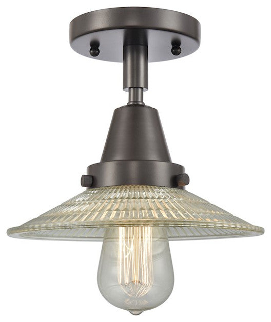INNOVATIONS LIGHTING 447-1C-OB-G2 Halophane Flush Mount