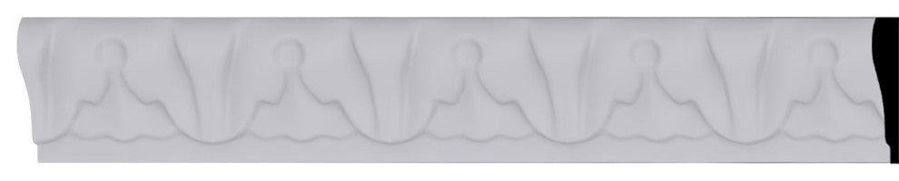 1 3/8"H x  7/8"P x 94 1/2"L Acanthus Leaf Panel Moulding
