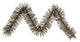 Vickerman B167711Led 9'' Vienna Twig Christmas Garland, Warm White Led Lights