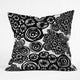 Julia Da Rocha Circo Doodles Outdoor Throw Pillow