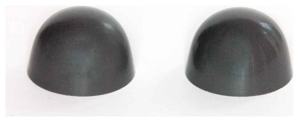Kohler Color Replacement Plastic Toilet Bolt Caps - Set 2 - Thunder Grey