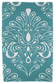 30x60" Veranda, Geometric Print Beach Towel, Teal