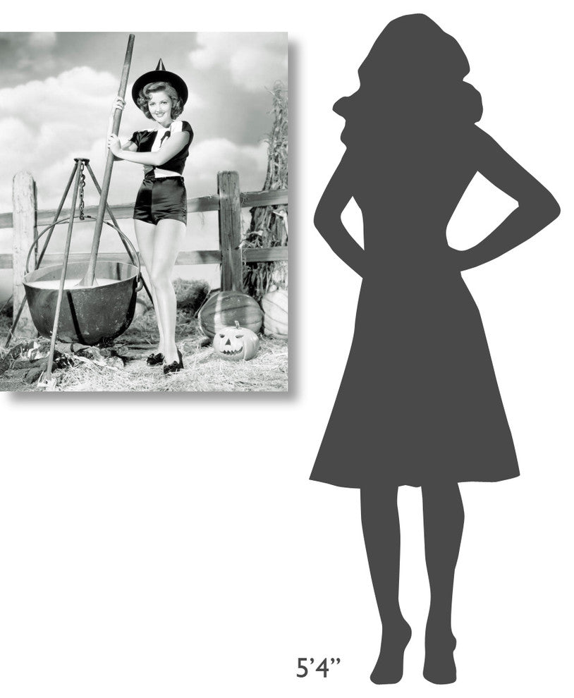 "Halloween Witch - Martha Vickers" Canvas by Hollywood Photo Archive, 29x36"