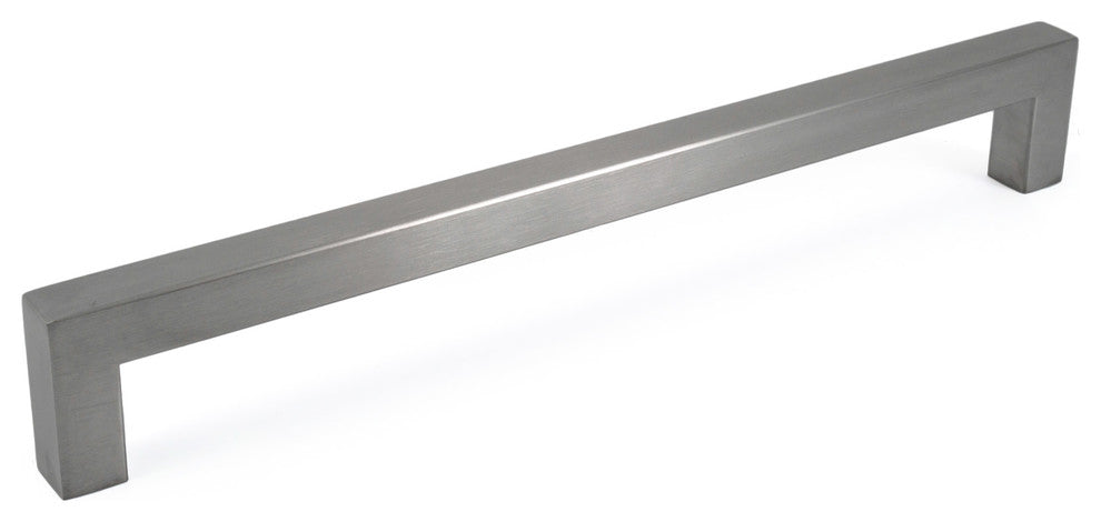 Celeste Square Bar Pull Cabinet Handle Brushed Nickel Stainless 14mm, 10"