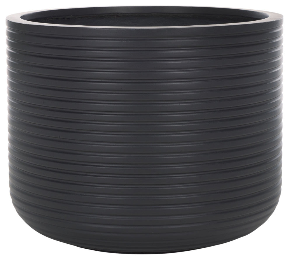 Safavieh Indoor-Outdoor Nardo Zoom Planter Pot, Black