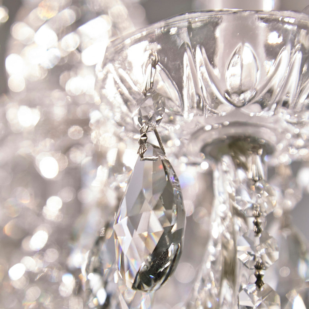 Crystorama Lighting Group 1130-CL-MWP Traditional Crystal 10 - Polished Chrome